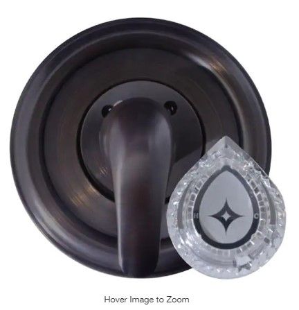 Photo 1 of 1-Handle Valve Trim Kit in Oil Rubbed Bronze for MOEN Tub/Shower Faucets (Valve Not Included)
