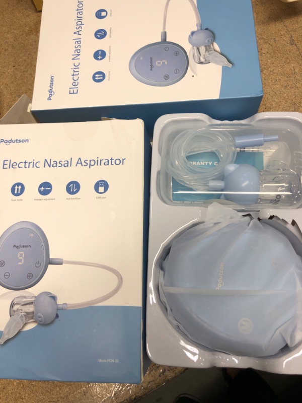 Photo 2 of Electric Nasal Aspirator for Baby, Nose Sucker with 9-Speed Adjustable, Silicone Nose Cleaner for Newborns and Toddlers ***2 Pack***