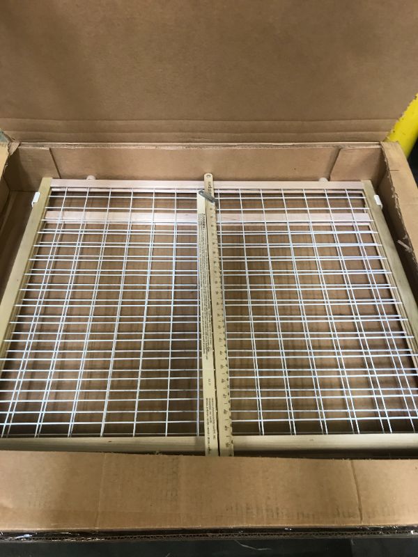 Photo 1 of North States Extra-Wide Wire Mesh Adjustable Wood Baby/Child & Pet Gate | 4615