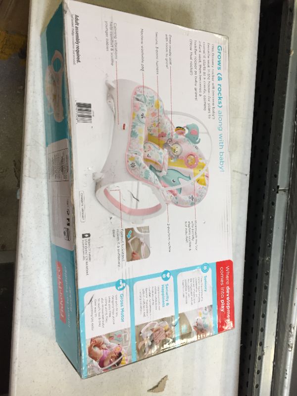 Photo 3 of Fisher-price Infant-to-Toddler ROCKER, Pink - like new - open box 