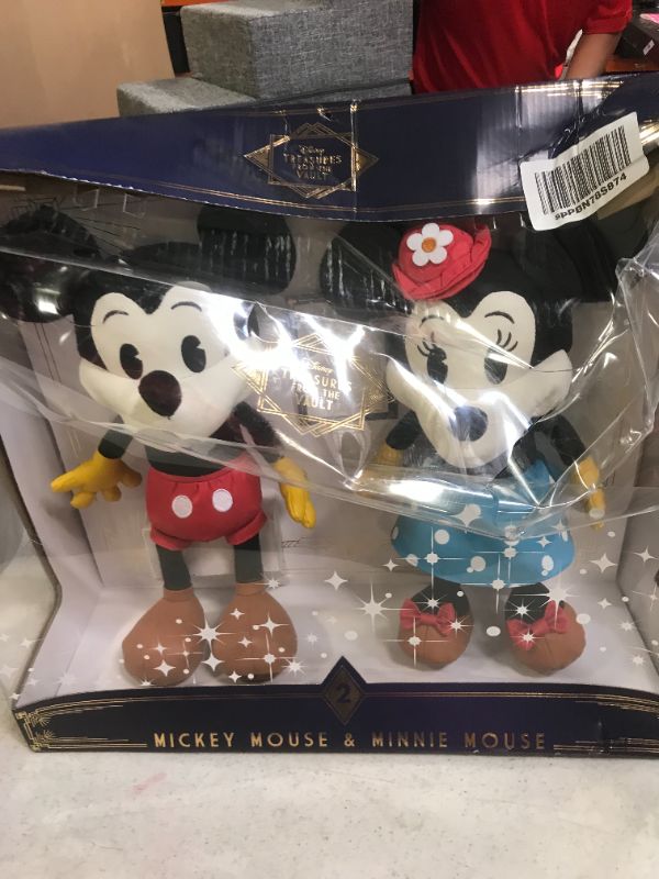 Photo 2 of Disney Treasures from The Vault Mickey and Minnie February Plush New with Box
