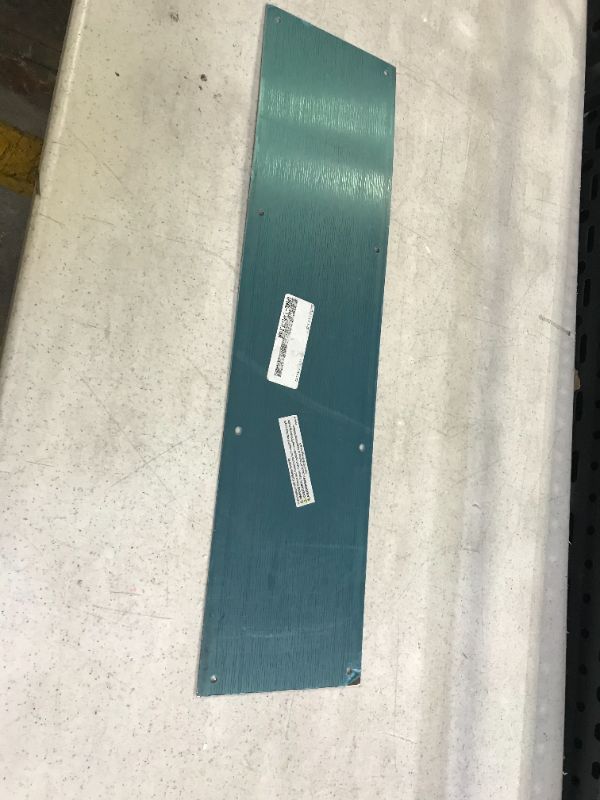 Photo 2 of 6"x24" sheet metal panel with 8 pre drilled holes  