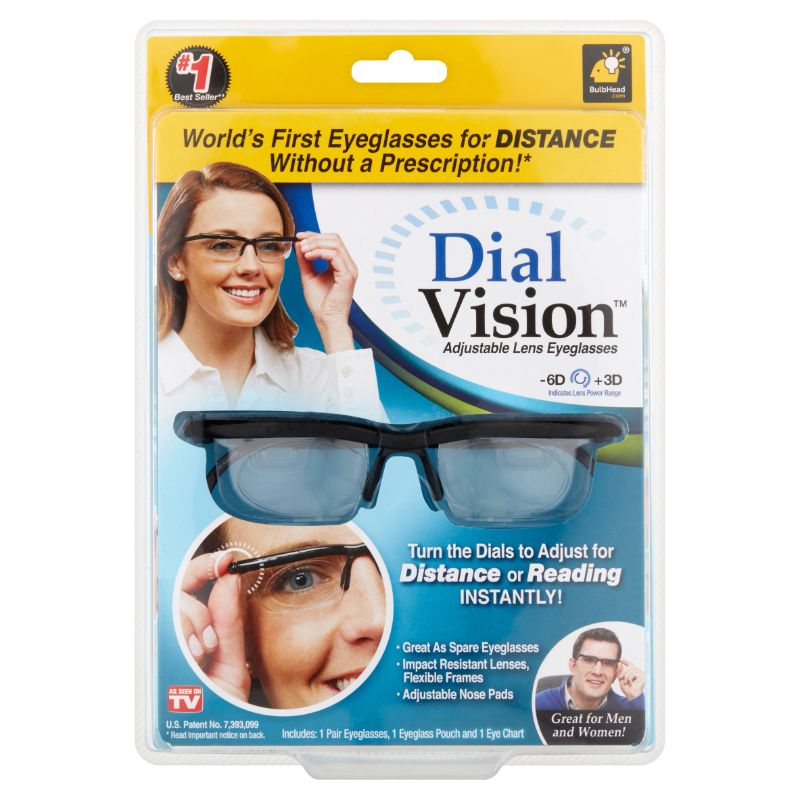 Photo 1 of As Seen on TV Dial Vision, Adjustable Vision Eyeglasses 