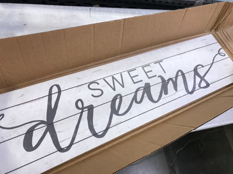 Photo 1 of 40"x10" sweet dreams sign (wood)