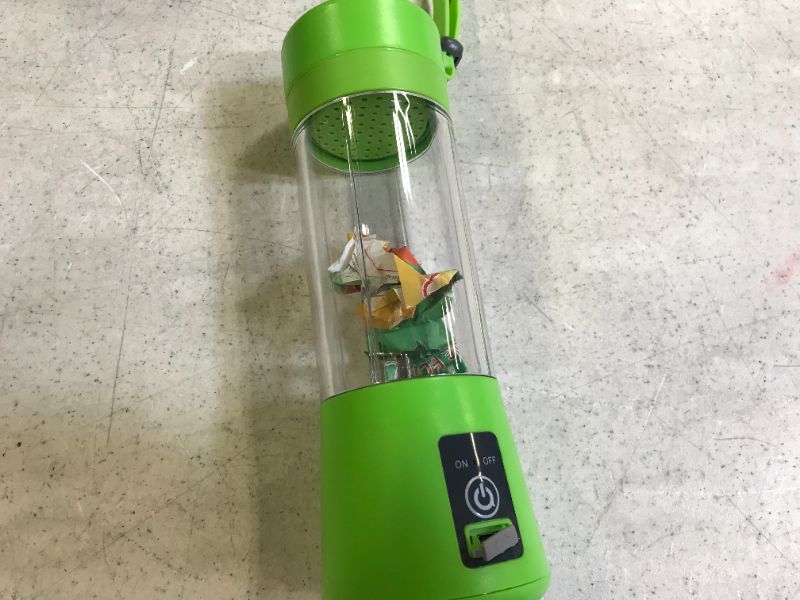 Photo 1 of green blender bottle 