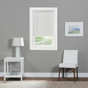 Photo 1 of ACHIM GII Morningstar White Cordless Light Filtering Vinyl Mini Blind with 1 in.
