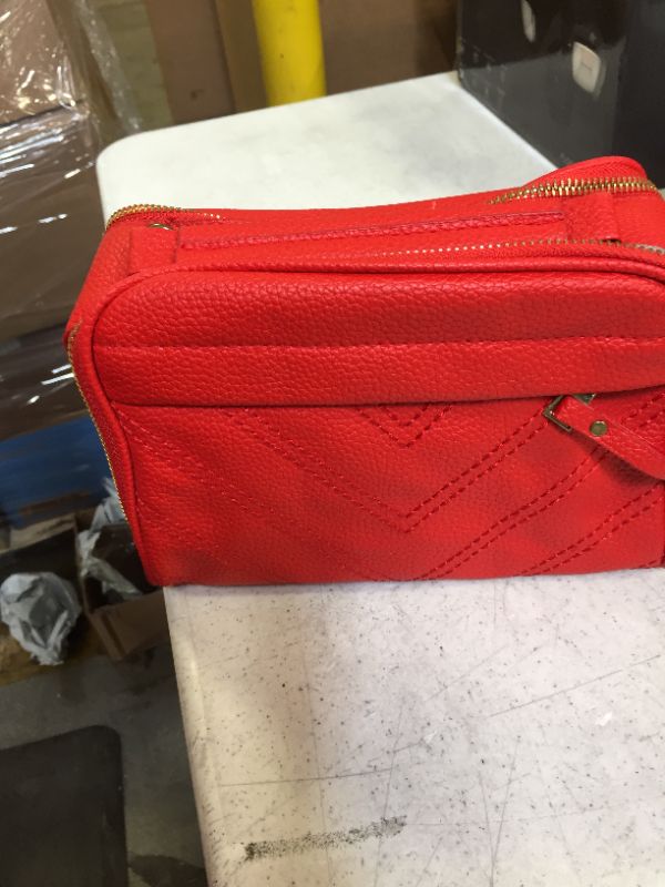 Photo 1 of Red Leather Hand Bag