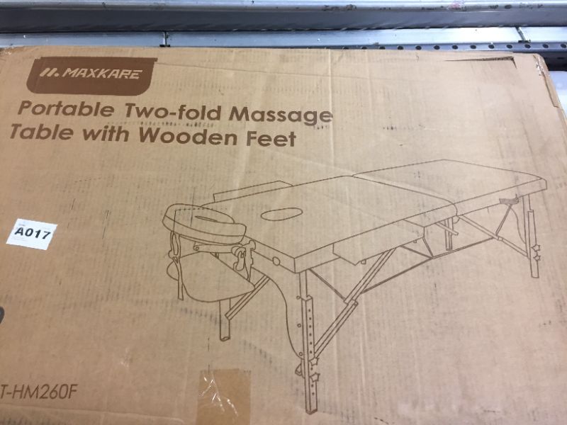 Photo 2 of 2 fold portable massage table