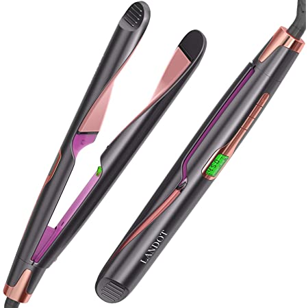 Photo 1 of LANDOT Hair Straightener and Curler 2 in 1