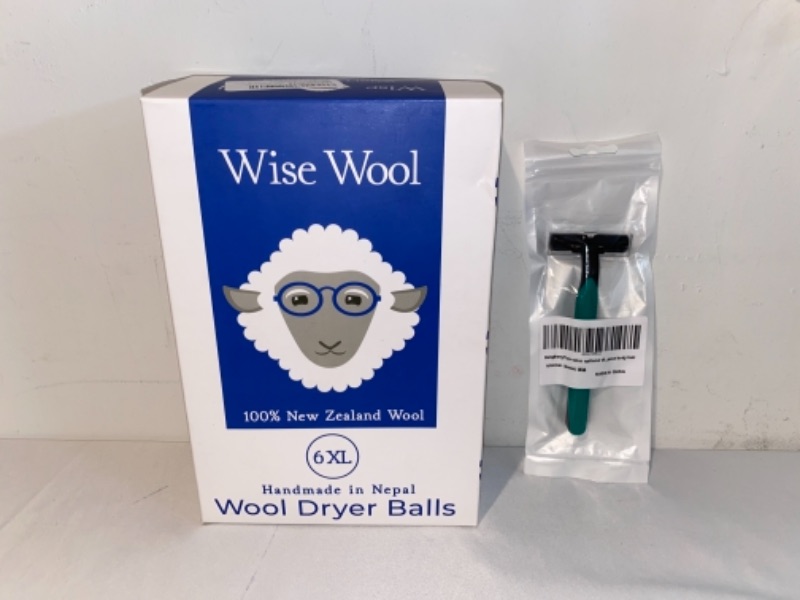 Photo 3 of 2PC LOT
Wool Dryer Balls by Wise Wool - 6 XL - 100% Organic New Zealand Wool - Non-Toxic - Sustainable - Giving Back - Reusable - Baby Safe

BangBanyTwo-color optional disposable razor, double-blade bikini privacy trimmer, multi-purpose body hair trimmer 