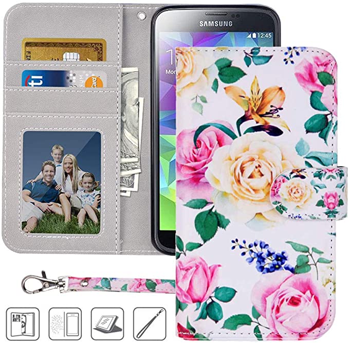Photo 1 of 2PC LOT
SANY DAYO HOME 6 x 6 inches Retro Galvanized Sheet Box Sign with Inspirational Saying for Office and Home Decor - All My Yesterday Gave Me Today

S5 Wallet Case, Galaxy S5 Case, MagicSky Premium PU Leather Flip Folio Case Cover with Wrist Strap,Ca