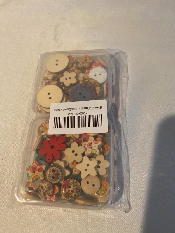 Photo 3 of 2PC LOT
2 Boxes of Children's Handmade DIY Wooden Button, Random Color Pattern, 2 Hole, Wooden Button, Handmade DIY Sewing Process Decorative Button

3 TIER ORGANIZER, STACKABLE, PLASTIC WITH HANDLE