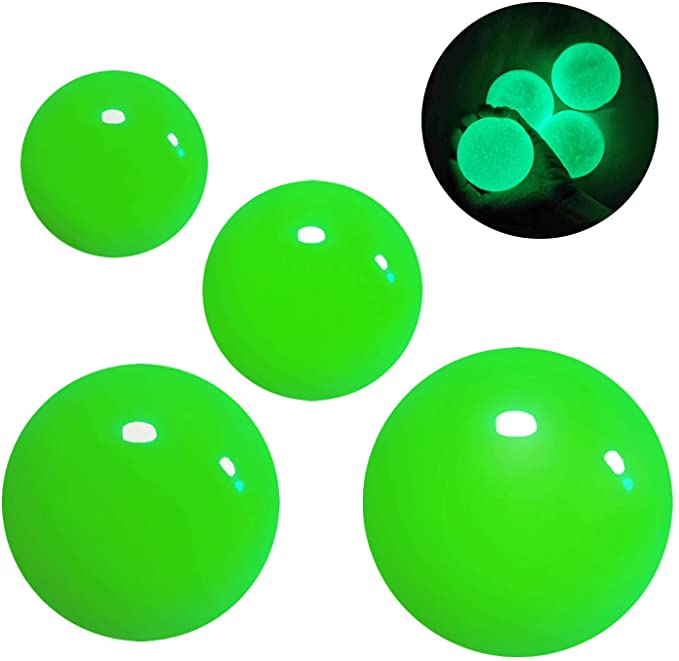 Photo 1 of 2PC LOT
MuiSci Sticky Balls, 4 PCS Glow Stress Relief Balls for Ceiling, Stick to The Wall and Slowly Fall Off, Sticky Target Balls Stress Toys, Gifts for Adults and Kids, 2 COUNT