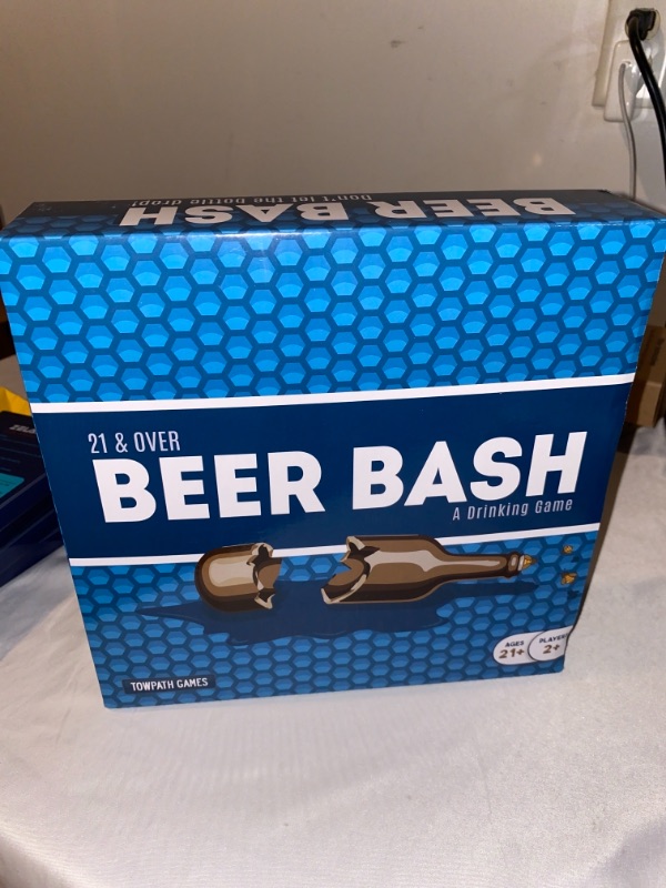 Photo 2 of Beer Bash: A Drinking Party Game | Poke Out Blocks but Don't let The Beer Bottle Drop
FACTORY SEALED