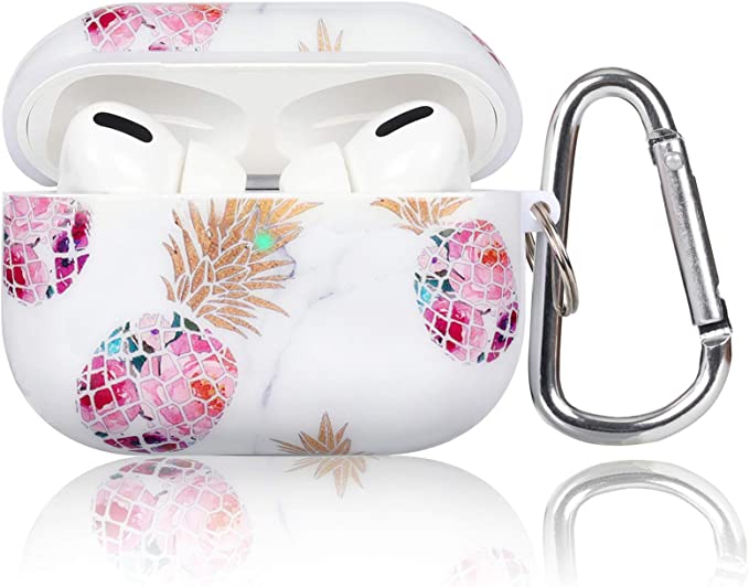 Photo 1 of 2PC LOT
Airpod Pro Case-KOREDA 3 in 1 Cute Printed Design Hard Airpods Accessories Protective Cover Case Portable & Shockproof Girls Women Men with Keychain/Strap for Airpods Pro Charging Case (Pineapple), 2 COUNT