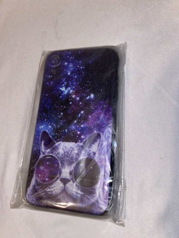 Photo 2 of 2PC LOT
2 Pack - 4.5x3.5 inch PU Leather Card Holder Protector Sleeve, Slightly Larger to Fit Most Size of Cards, Clear Vinyl Plastic , 4x3 Card Holder

GALAXY CAT PHONE CASE, SIZE UNKNOWN, TYPE OF CASE UNKNOWN