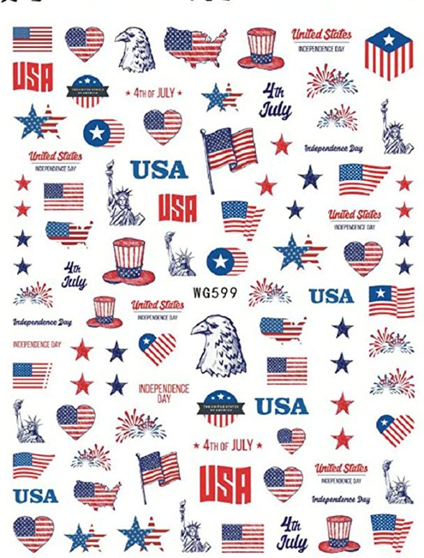 Photo 1 of 3PC LOT
America Independence Day Nail Sticker Set Decals 3D Nail Art Supplies Nail Decals for Nail Art Design Self Adhesive Luxury Designer Nail Stickers for Nails Art Decoration ,WG599 by NXYVB

204 Pcs Bible Tab,132 Colorful Floral Tabs, Laminated,72 Bl