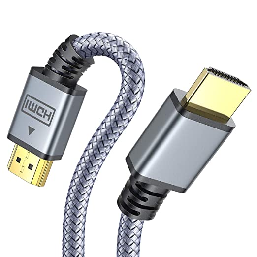 Photo 1 of 2PC LOT
HDMI Cable 3.3ft, AINOPE High Speed 18Gbps 4K HDMI 2.0 Cable, Supports 4K HDR,3D,2160p,1080p,Ethernet and Audio Return 30AWG Braided HDMI Cord, 60HZ Compatible UHD TV,PS4,PS3,Blu-ray,PC,Projector, 2 COUNT