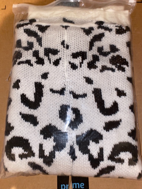 Photo 1 of LAICIGO Women’s Leopard Chunky Knit Cardigans Open Front Long Sleeve Oversized Sweaters Outwear
SIZE XL