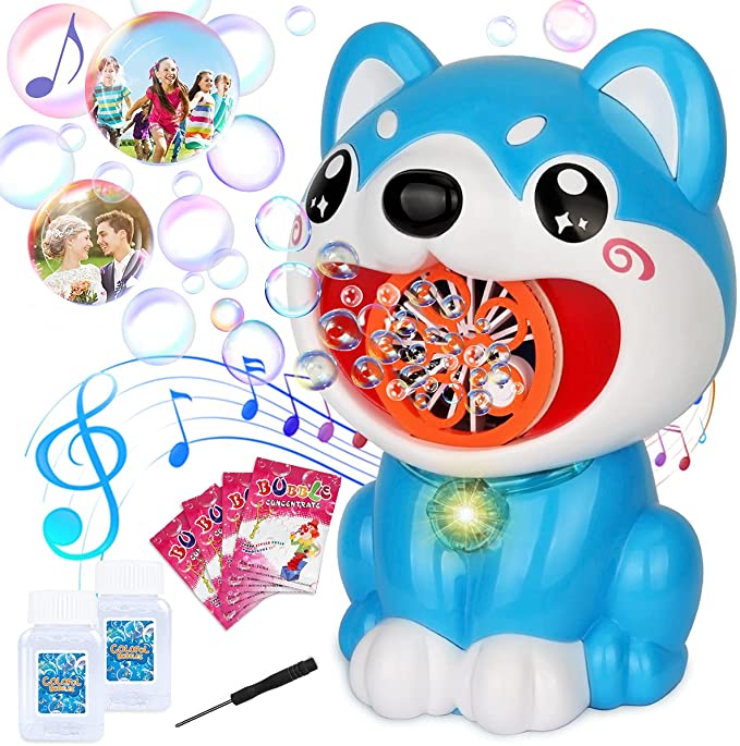 Photo 1 of 2PC LOT
LOVKIZ Bubble Machine Doggy Bubble Maker for Toddlers 3500+ Bubbles/Mins, Automatic Bubble Machine for Kids Indoor Outdoor Birthday Party Wedding, Bubble Blower for Baby Girls & Boys, 2 COUNT
