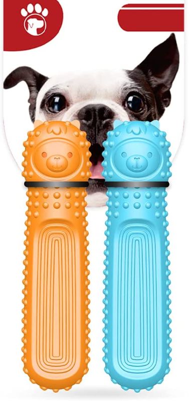 Photo 2 of 2PC LOT
Puppy Chew Toys Indestructible Dog Toys for Training and Cleaning Teeth Interactive Dog Toys for Small Dogs- 2 Pack
2 COUNT, 4 PCS 