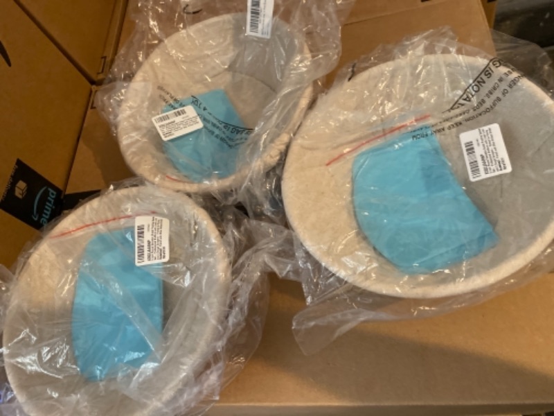 Photo 1 of 3PC LOT
9 inch Round Banneton Bread Proofing Basket Set- Professional Brotform with Linen Liner and 2 Dough Scrapers- Perfect for Rising Sourdough, French and Other Artisan Bread Varieties!, 3 COUNT 