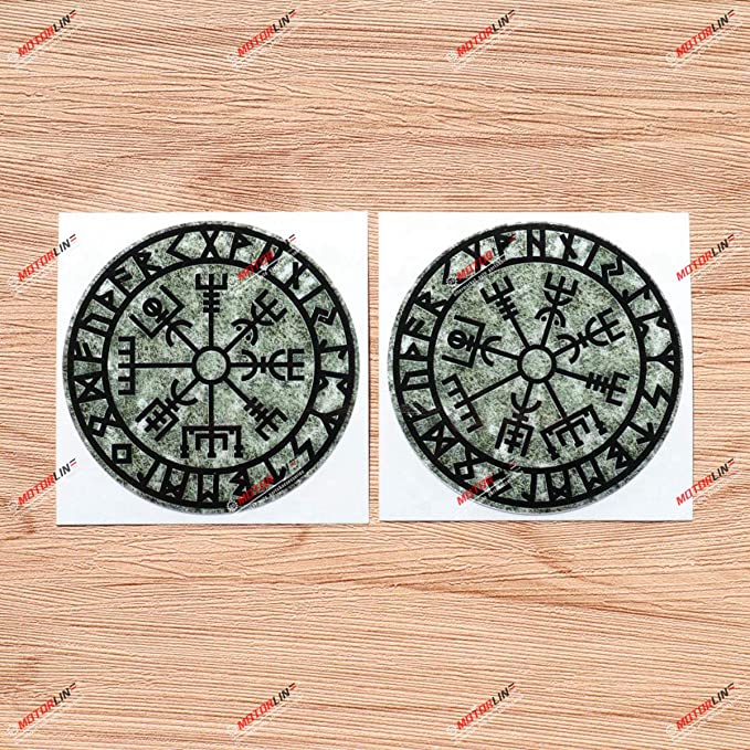 Photo 2 of 2PC LOT
Botanical Boho Bathroom Wall Decor, Green Leaves Minimalist Wall Art Prints for Bedroom|Office|Living Room, Palm Wall Art Prints, Salon SPA Wall Decoration, Set of 4, 8"x10", UNFRAMED

Helm of Awe Vegvisir Viking Compass Rune Vinyl Decal Sticker -