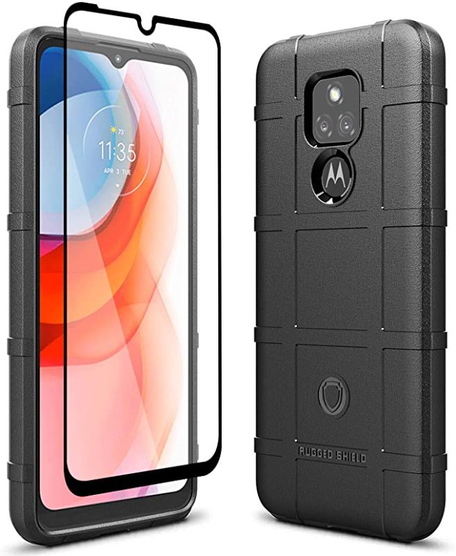 Photo 2 of 2PC LOT
LeYi Compatible for Samsung Galaxy A21 Case (Not Fit A20) with [2 Pack] Tempered Glass Screen Protector, [Military-Grade] Protective Phone Case with Car Ring Holder Kickstand for Samsung A21, Black

Sucnakp for Moto g Play 2021 Case Motorola g Pla