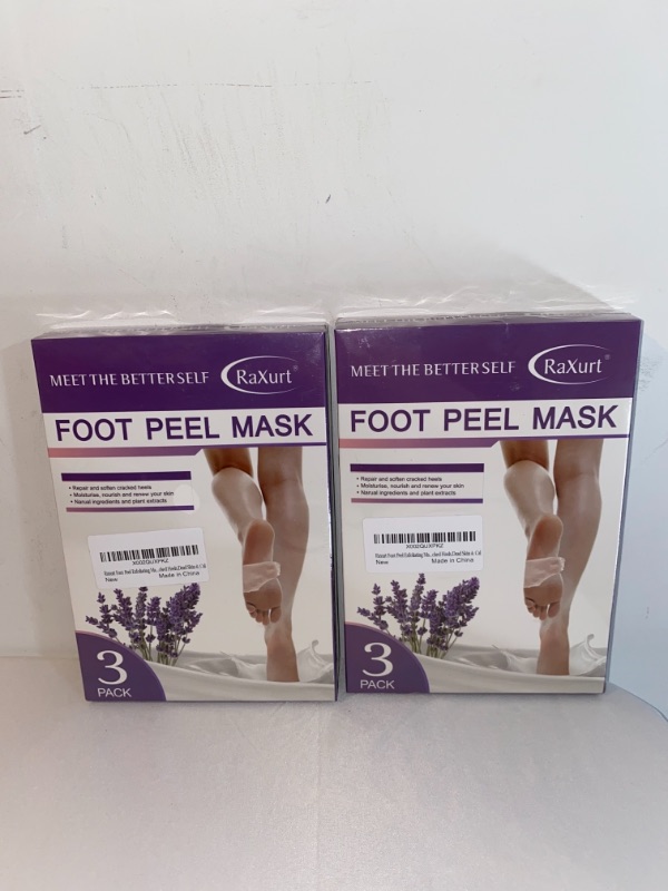 Photo 2 of 2PC LOT
Raxurt Foot Peel Exfoliating Mask 3 Pack,Baby Soft Smooth Peeling Masks For Removes & Repairs Rough Heels,Cracked Heels,Dead Skin & Calluses
2 COUNT