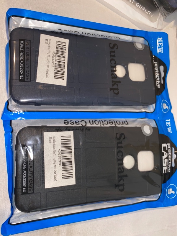 Photo 3 of 2PC LOT
Sucnakp for Moto g Power 2021 Case Motorola g Power 2021 Case(Not Fit G Power 2020) with Screen Protector Heavy Duty Shock Absorption Impact Resistant for Motorola Moto g Power 2021?New Black?

Sucnakp for Moto g Play 2021 Case Motorola g Play 202