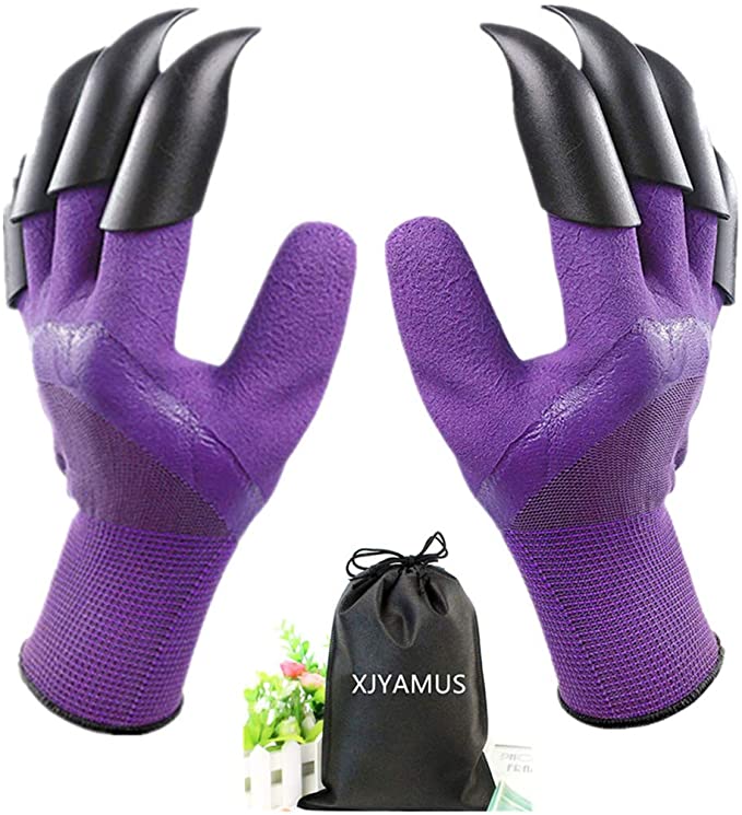 Photo 2 of 2 PAIR Gardening Gloves, Waterproof Garden Gloves with Claw For Digging Planting, Best Gardening Gifts for Women and Men WITH 3PC TOOLS