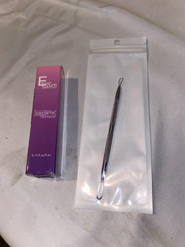 Photo 1 of 2PC LOT
EYELASH SERUM GROWTH
BLACK HEAD PIMPLE POPPER
