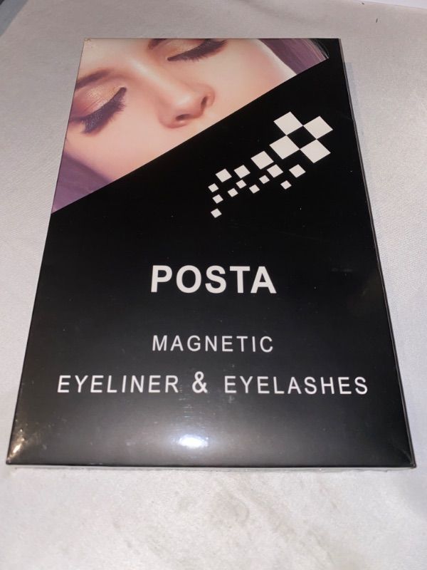 Photo 2 of 10 Pairs Eyelashes, POSTA Magnetic Eyelashes 2pcs Eyeliner, 3D False Eyelashes, With Tweezers, Magnetic Eyeliner and Magnetic Eyelash Kit for Women
FACTORY SEALED