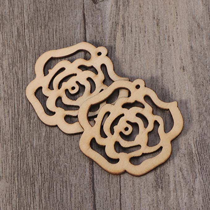 Photo 1 of 2PC LOT
BESTOYARD 10PCS Wooden Craft Embellishment Hollow Rose Flower Cutout Veneers Slices with String for Christmas Wedding Party DIY Crafting

2021 Planner - Weekly and Monthly Planner with Tabs, Flexible Hardcover Daily Planner, Strong Twin - Wire Bin