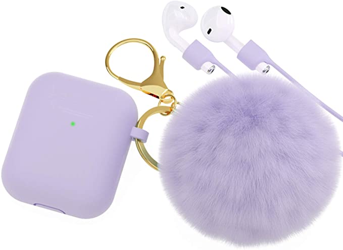 Photo 2 of 2PC LOT
Genius Tools 1/2" Dr. 21mm Impact Socket - 413821

BRG for AirPods Case,Soft Cute Silicone Cover for Apple Airpods 2 & 1 Cases with Pom Pom Fur Ball Keychain/Strap/Accessories for Women Girls (Front LED Visible) Light Purple