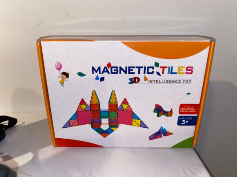 Photo 2 of 102 PCS Magnetic Building Blocks,Magnetic Tiles 3D Intelligence Toy,Creativity Beyond Imagination, Inspirational, Recreational,A Gift for Children,Educational Toys for Preschool Children.
FACTORY SEALED