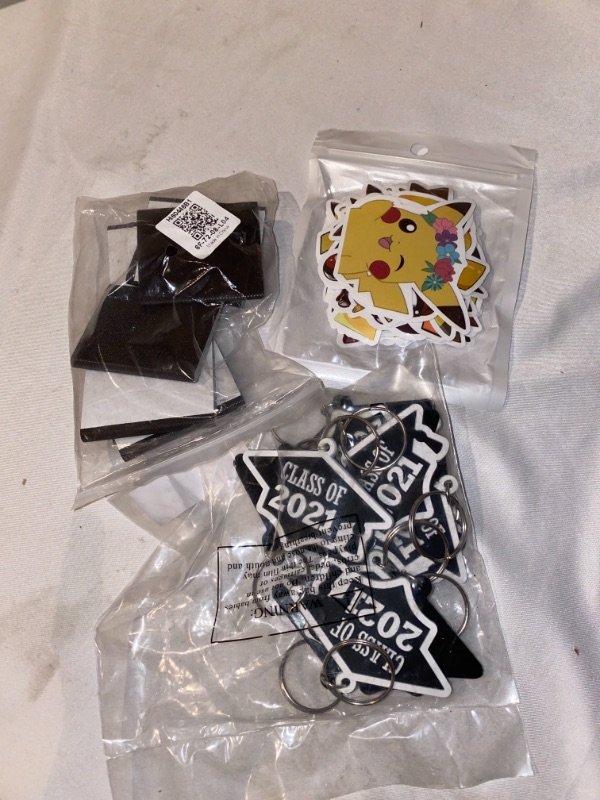 Photo 3 of 3PC LOT
CLASS OF 2021 RUBBER KEY CHAINS - Graduation Gift, Apparel Accessories - 12 Pieces

PURATEN 8pcs Door Corner Seals, Soundproof Door Pad Frame Seal Wedge, Draft Stopper Adhesive Weatherstripping

50PC POKEMON PICACHU STICKERS