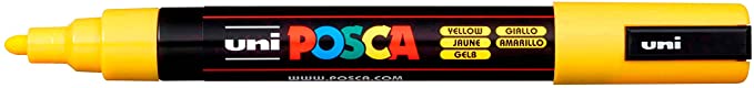 Photo 1 of 4PC LOT
posca Acrylic Paint Marker, Medium, Yellow, 4 COUNT