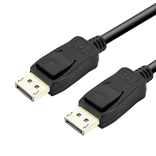 Photo 1 of 2PC LOT
DisplayPort to DisplayPort 6 Feet Cable, Benfei DP to DP Male to Male Cable Gold-Plated Cord, Supports 4K@60Hz, 2K@144Hz Compatible for Lenovo, Dell, HP, ASUS and More, 2 COUNT