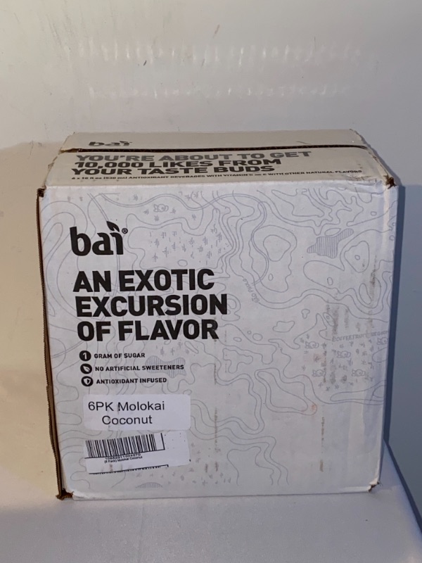 Photo 3 of 2PC LOT
Bai Coconut Flavored Water, Molokai Coconut, Antioxidant Infused Drinks, 18 Fluid Ounce Bottles, 6 Count, EXP 03/2022

Thermometer , Oral Thermometer for Fever, Medical Thermometer with Fever Alert, Memory Recall, Rectum Armpit Reading Thermometer