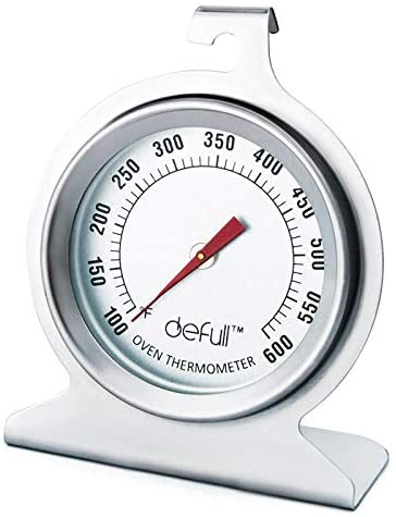 Photo 1 of 2PC LOT
Large 2.45 Inch Dial Oven Thermometer Clear Large Number Easy-to-Read Oven Thermometer with Hook and Panel Base Hang or Stand in Oven, 2 COUNT