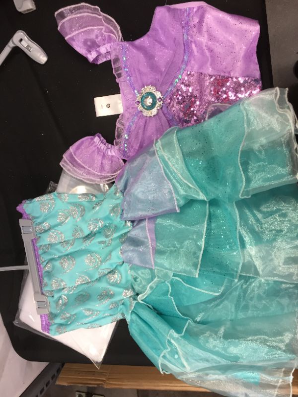 Photo 1 of  Girl's Little Mermaid Ariel Costume - 5/6 - Disney store