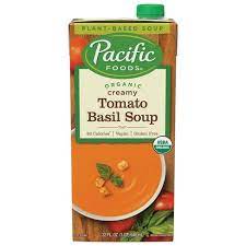 Photo 1 of 12 box of Pacific Foods Organic Gluten Free Vegan Tomato Basil Soup - 32oz--exp 8-17-21