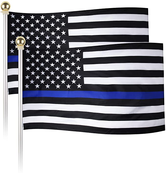 Photo 2 of 2PX LOT
Spectrum Diversified Euro Paper Towel Holder, 1 Count, Chrome

SIX FOXES Thin Blue Line USA Flag - Vivid Color and UV Fade Resistant - Canvas Header and Double Stitched - Honoring Law Enforcement Officers Flags Polyester with Brass Grommets(2 PCS)