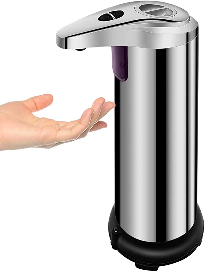 Photo 1 of Automatic Soap Dispenser, Newest Auto Hand Infrared Soap Dispenser, Adjustable Switch, Upgraded Stainless Steel Touchless Waterproof Base, Suitable for Bathroom Kitchen Hotel Restaurant, FACTORY SEALED 