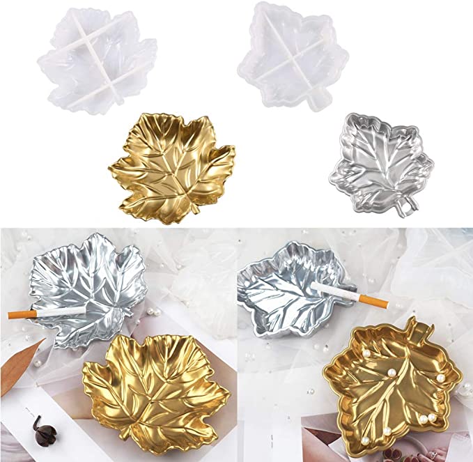 Photo 1 of 2PC LOT
Yochus Ashtray Molds 2Pcs Epoxy Resin Casting Molds Ashtray Maple Leaf and Hemp Leaf Silicone Resin Molds

ArtFamy brown kraft coin envelopes 6.3" x 4.3" 48PCS-cute envelopes for letter,tip,cash,coin,money budgeting and seeds packets, cute envelop