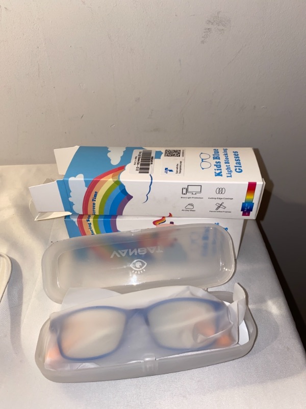 Photo 1 of 2PC LOT
Kids Computer Blue Light Glasses: Anti Strain Protection Eye Glare Filter Rectangular Frame UV Ray Blocker Fake Reading Lens Gaming Screen Blocking Eyeglasses for Children | Girls | Boys, 2 COUNT