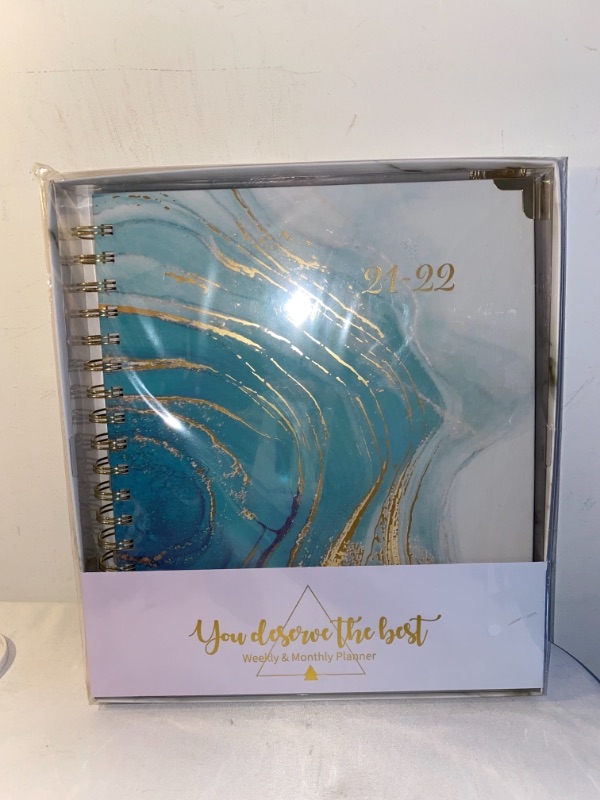 Photo 1 of 2021-2022 Planner - Academic Planner 2021-2022 from July 2021 - June 2022, Flexible Cover Planner with Elastic Closure, Coated Tabs, Inner Pocket