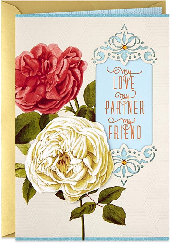 Photo 2 of 2PC LOT
Hallmark Signature Father's Day Card for Dad (Superman)

Hallmark Romantic Mothers Day Card for Wife or Girlfriend (My Love, My Partner, My Friend)