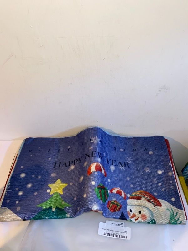 Photo 1 of Christmas Pillowcase 4 Pillowcases 18x18 inch Christmas Decorations Christmas Cushion Invisible Cover Zipper Square Pillowcase
